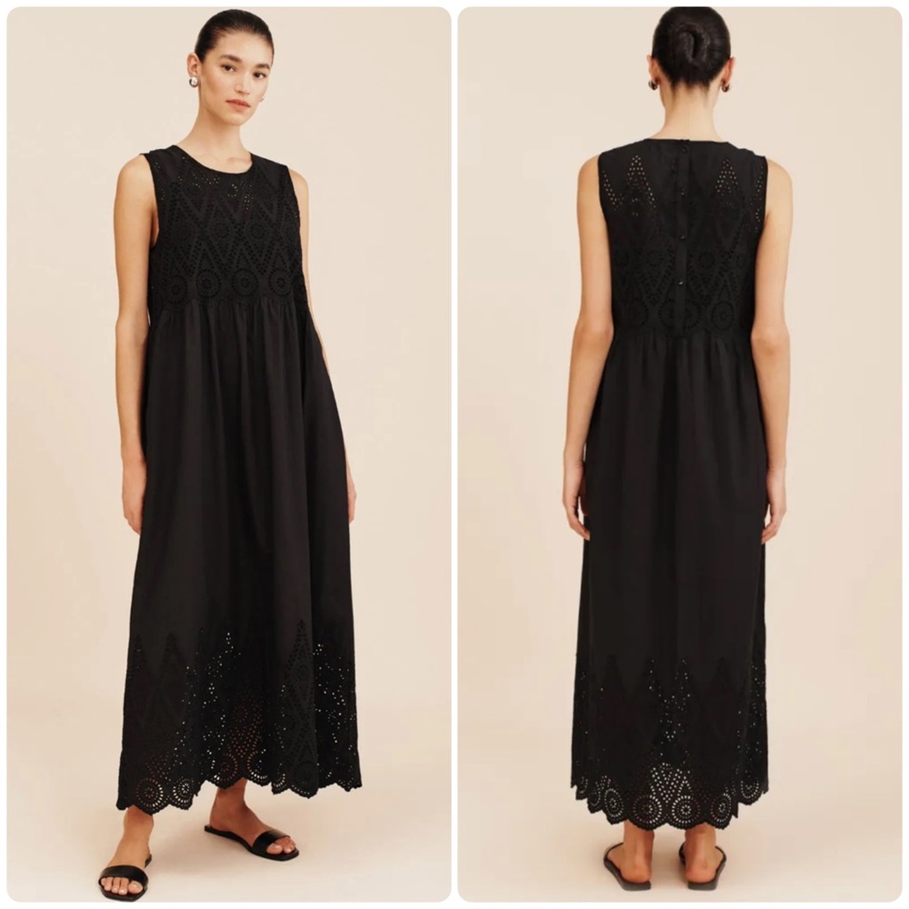 POSSE Louisa Broderie Anglaise Maxi Dress